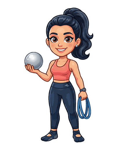 Cora — mascot for pilates studio